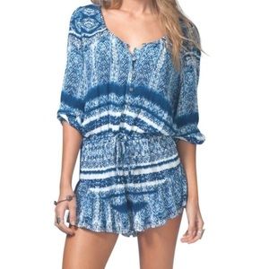 Rip curl blue romper